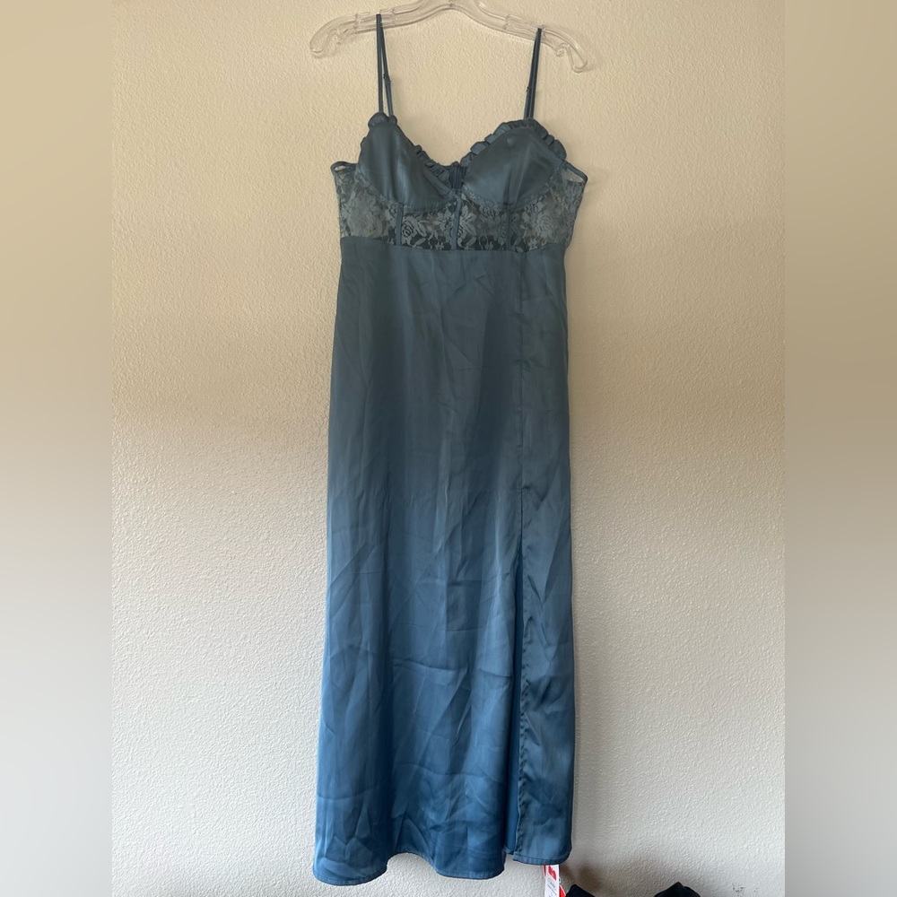 NWT! Cider satin midi dress never worn, new tags